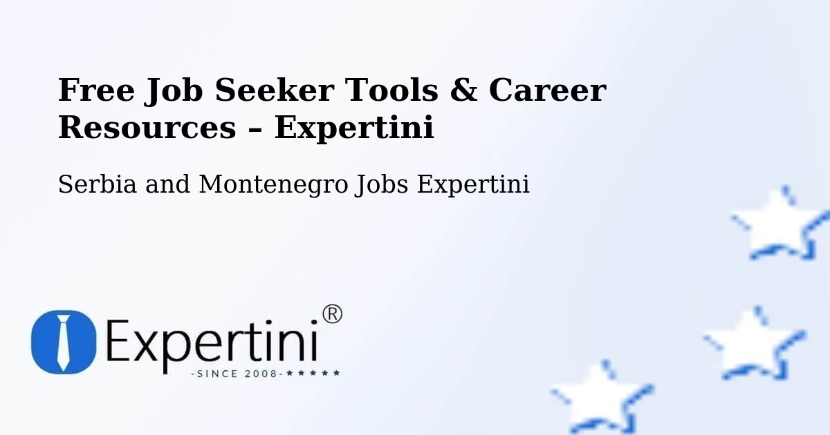 Free Job Seeker Tools & Career Resources – Mascouche - Mascouche, Serbia and Montenegro Jobs Expertini